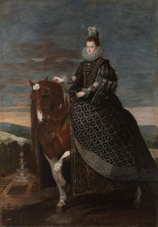 Diego Velazquez Queen Margarita on Horseback (df01)